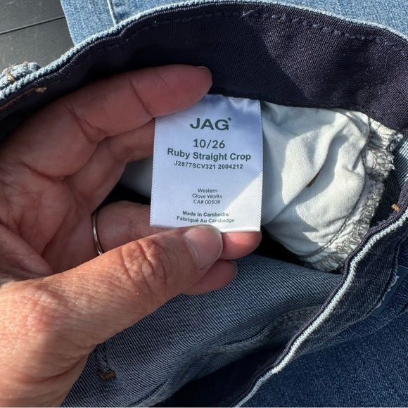 Jag Ruby Crop Straight Cropped Denim - Picture 6 of 9
